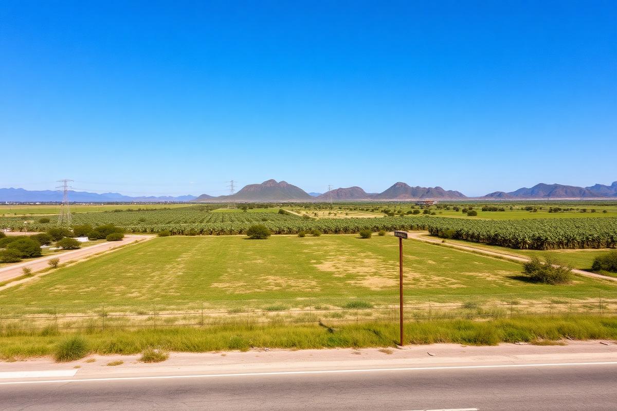 Foto de Terreno con uso de suelo mixto sobre carretera